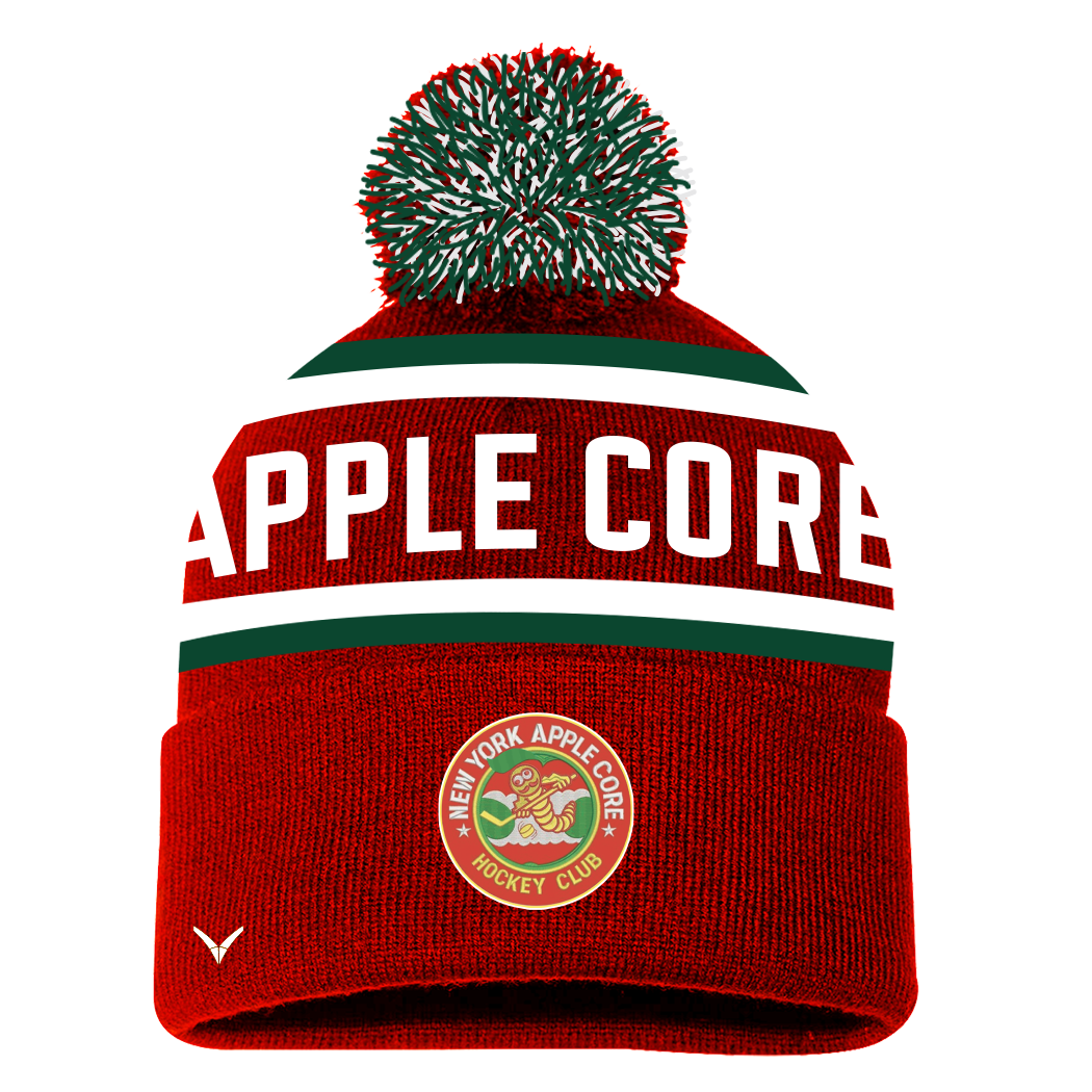 New York Apple Core Pom Beanie / Toque