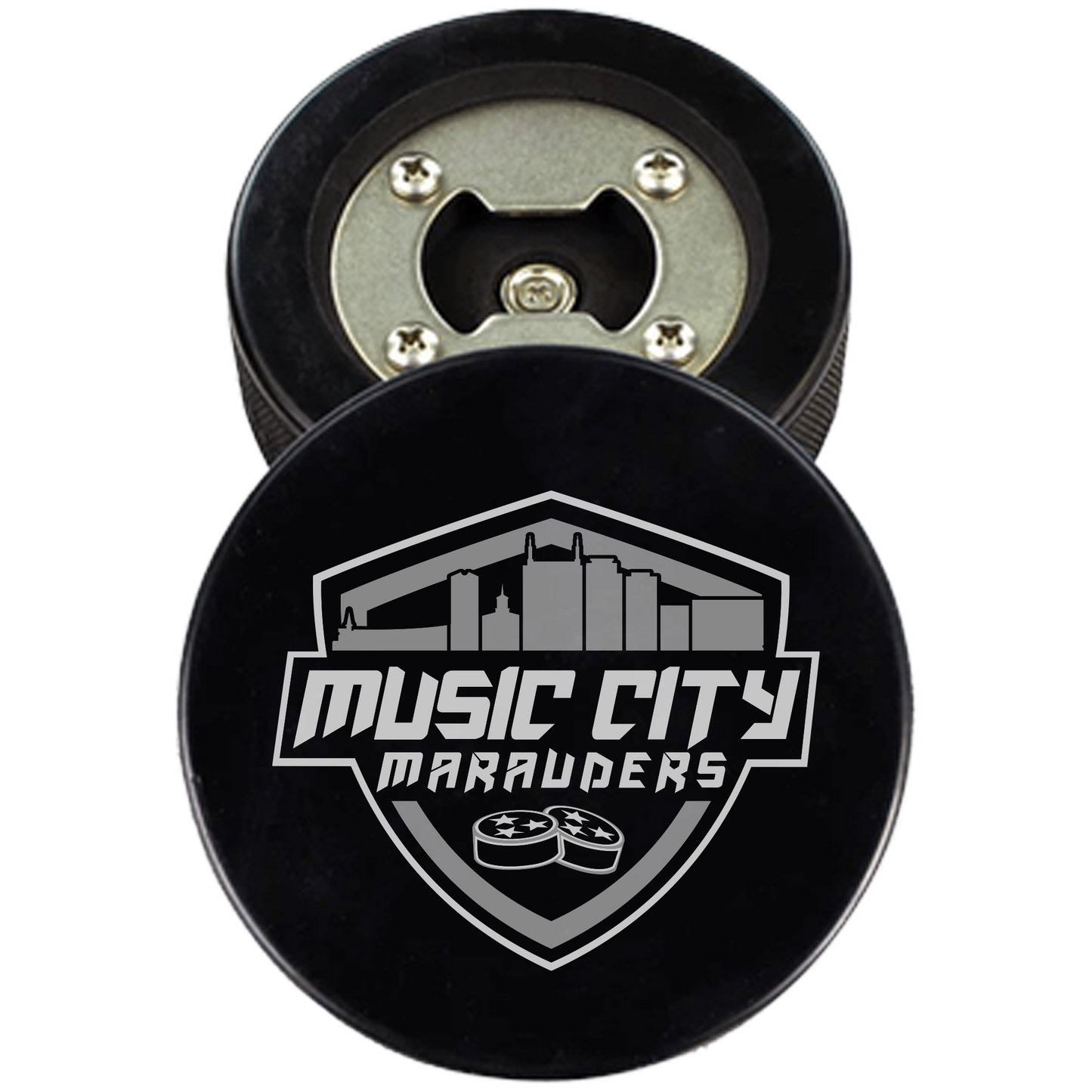 2013 Music City Marauders Puck Bottle Opener