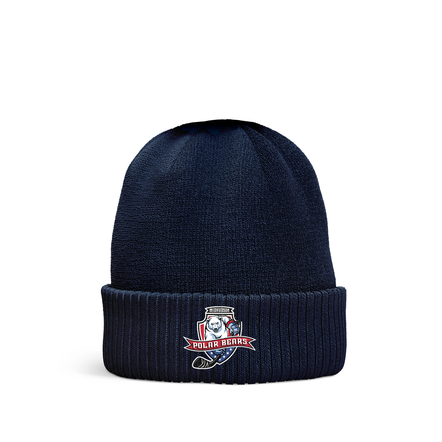 Mid-Hudson Polar Bears Navy Beanie