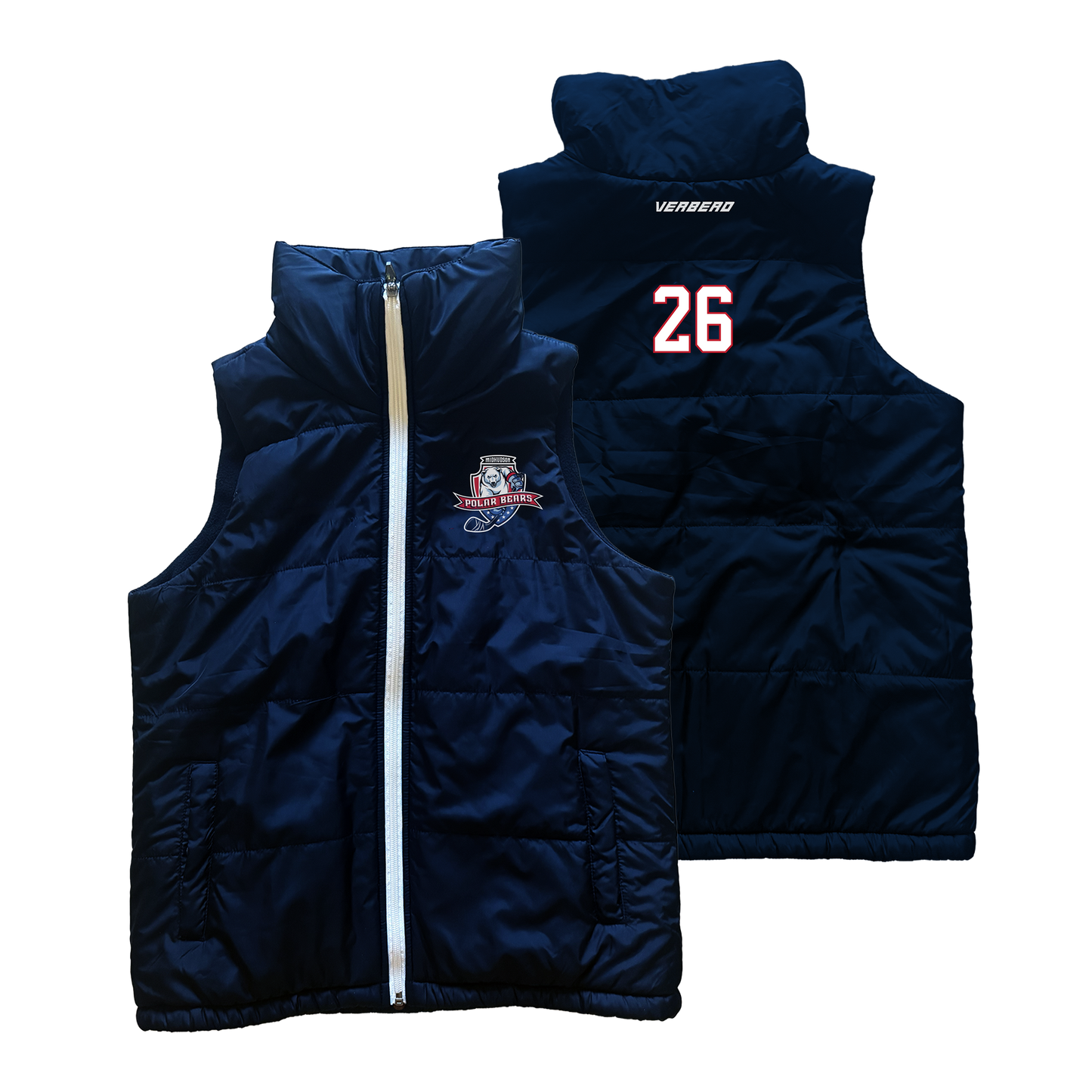 Mid-Hudson Polar Bears Mom Puffer Vest