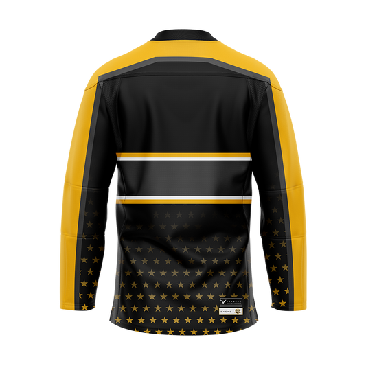 DVCHC Black Authentic Sublimated Replica Jersey