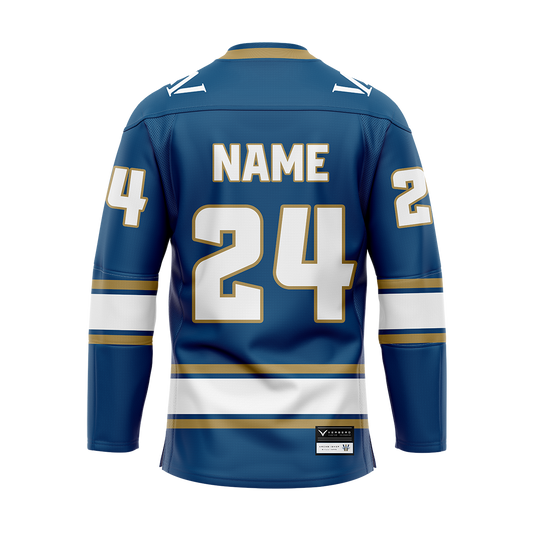 Arch Bishop Blue Custom Sublimated Jersey