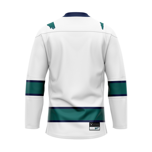 UNC-Wilmington White Sublimated Jersey