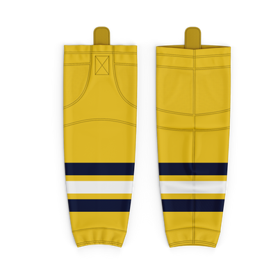 2016AAA North Jersey Avalanche Custom Yellow Socks