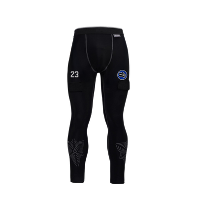 Upstate Badgers Girls Custom V Armor Protective Compression Pant