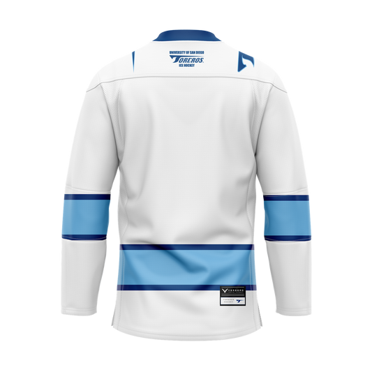 San Diego White Authentic Hockey Jersey