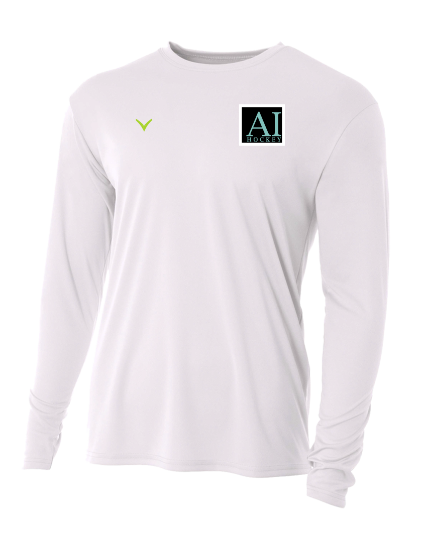 A TEST STORE Youth Long Sleeve Performance Crew