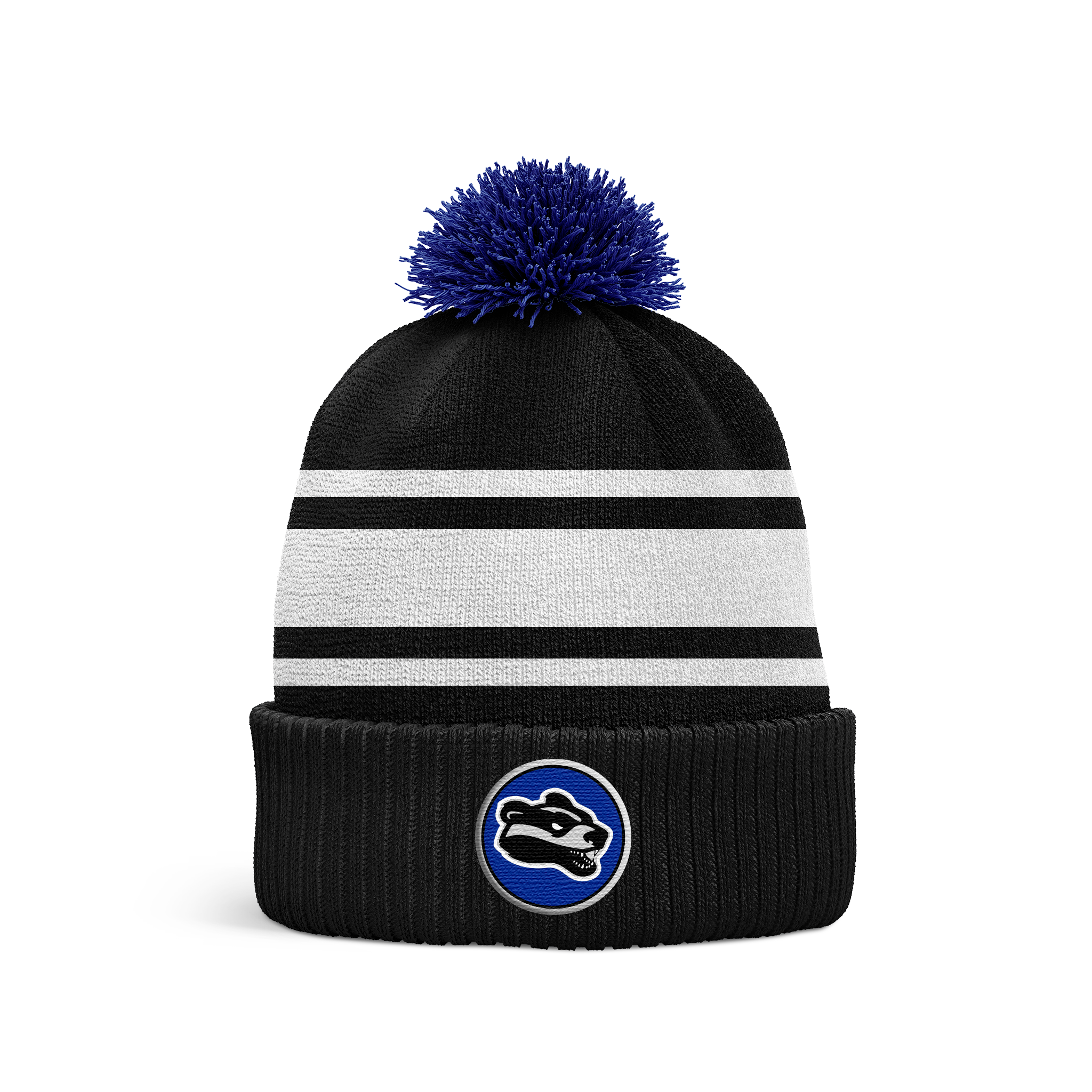 Upstate Badgers Boys Pom Beanie