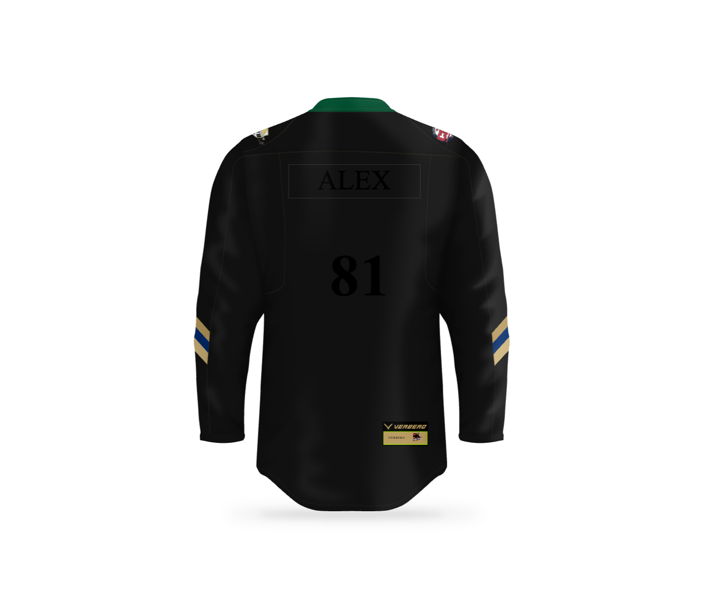 Back View - Custom Jersey - Verbero - Alex #81
