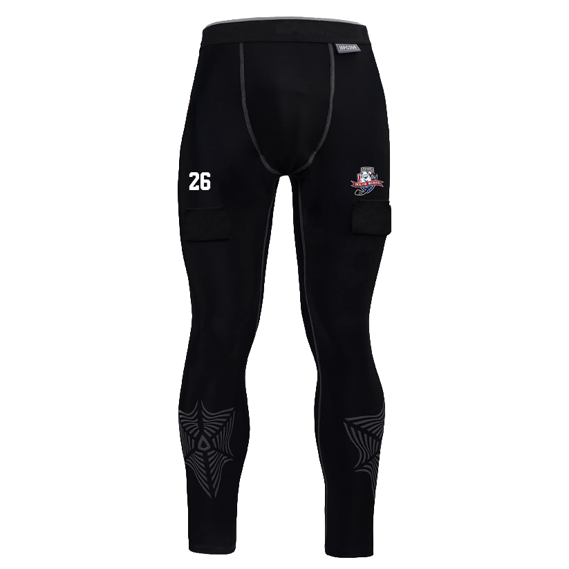 Mid-Hudson Polar Bears Custom V Armor Protective Compression Pant