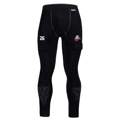 Mid-Hudson Polar Bears Custom V Armor Protective Compression Pant