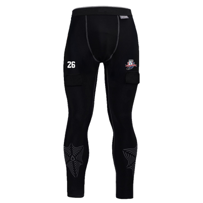 Mid-Hudson Polar Bears Custom V Armor Protective Compression Pant