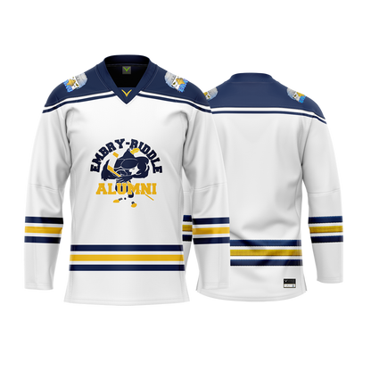 Embry Riddle Alumni White Sublimated Jersey