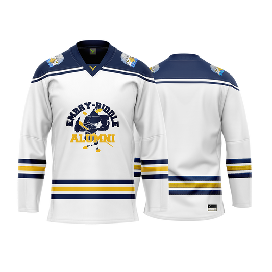 Embry Riddle Alumni White Sublimated Jersey