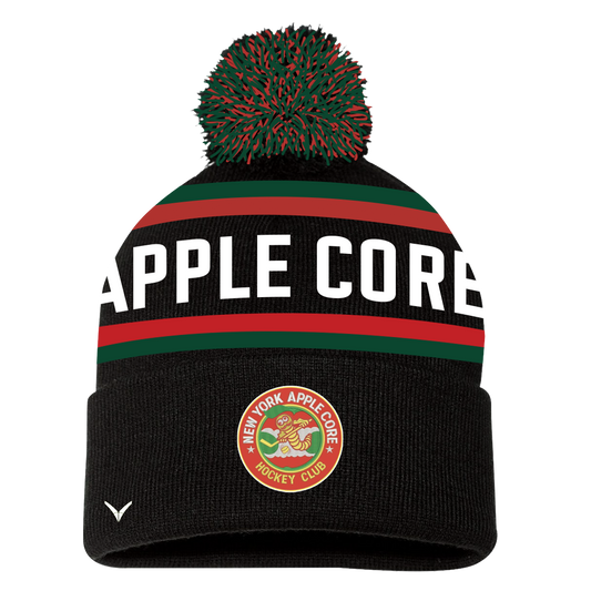 New York Apple Core Pom Beanie / Toque