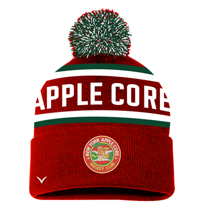 New York Apple Core Pom Beanie / Toque
