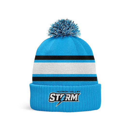 Hudson Valley Storm Pom Beanie