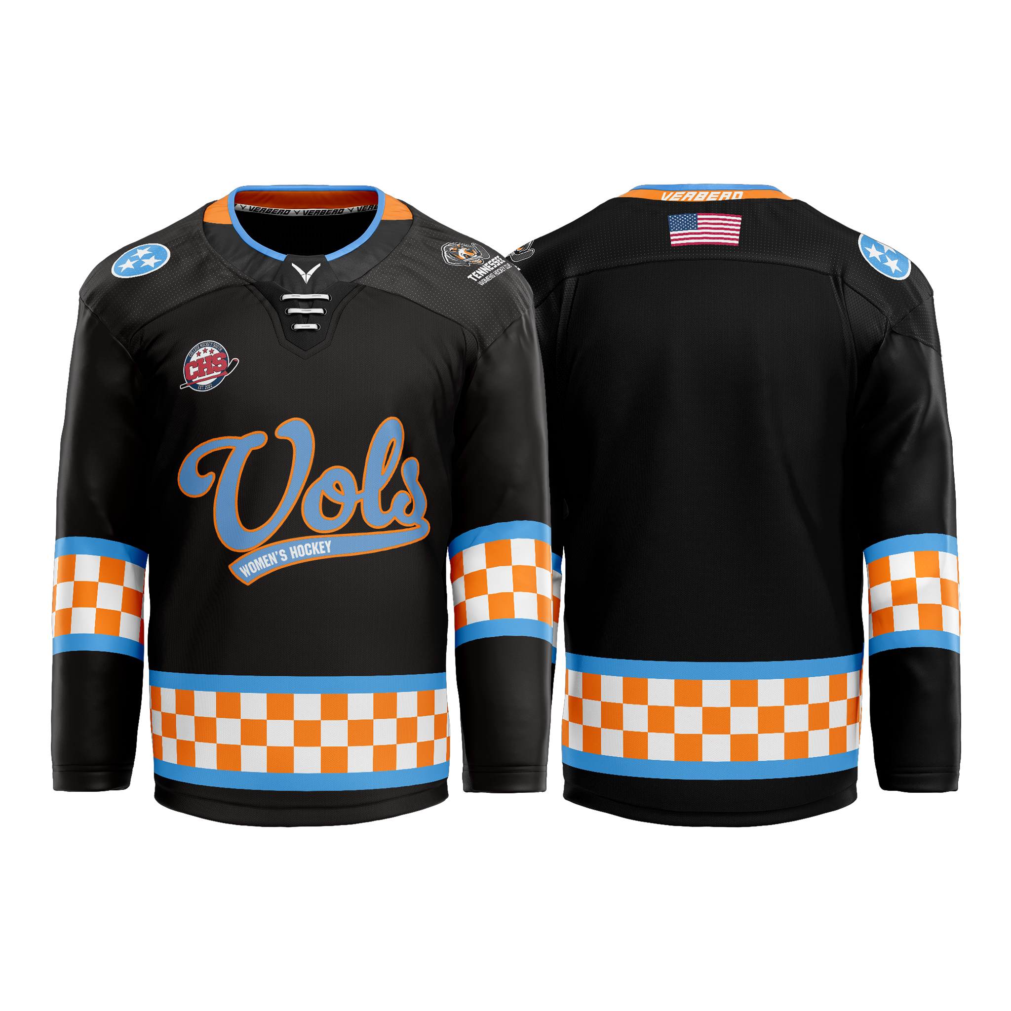 Tennessee Women's Fan Black Sublimated Jersey