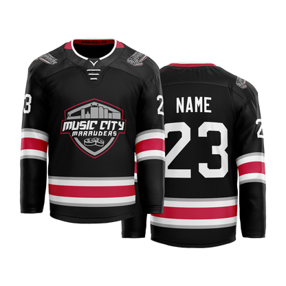 Music City Marauders Black Custom Sublimated Jersey