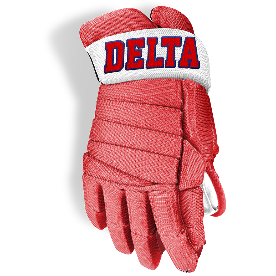 Delta Hockey Club Custom Gloves