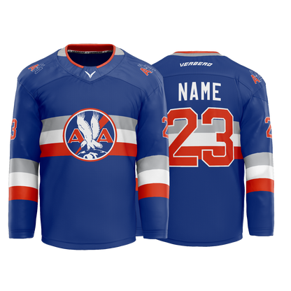 American Airlines Custom Blue Tackle Twill Jersey