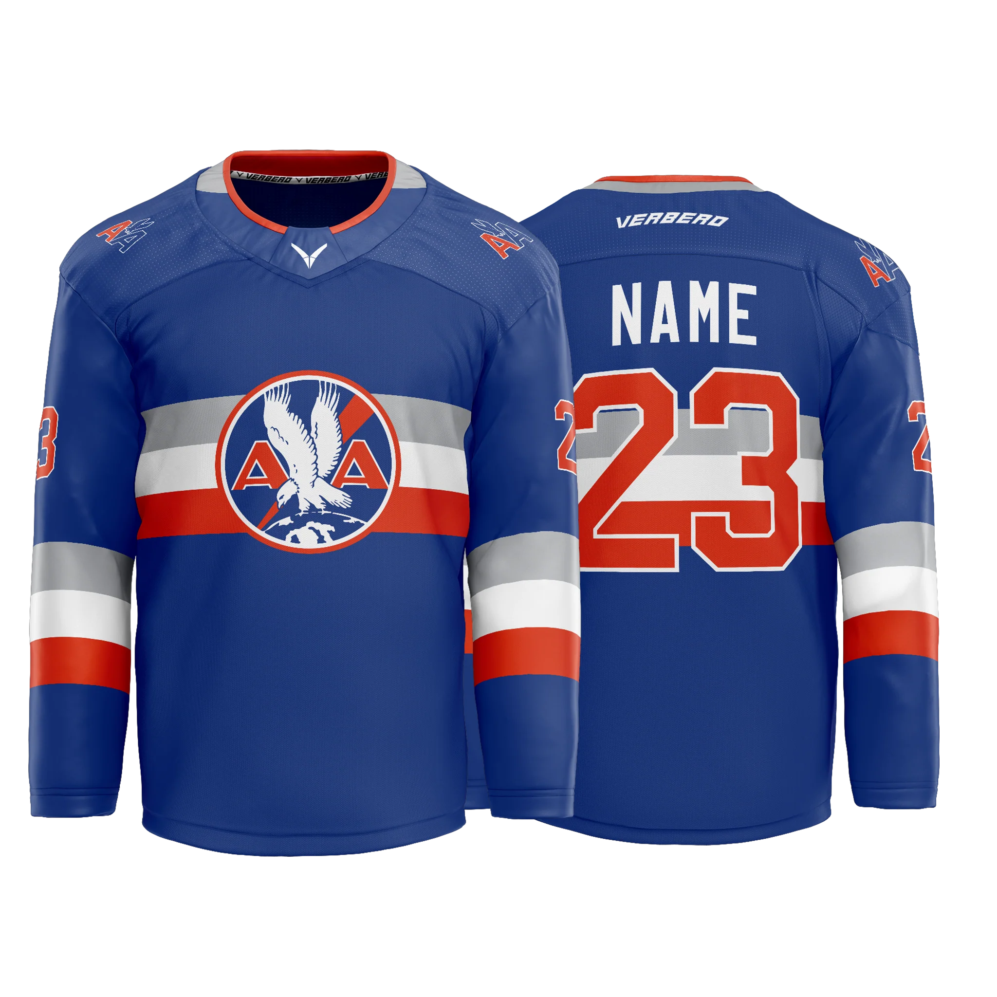 American Airlines Custom Blue Sublimated Jersey