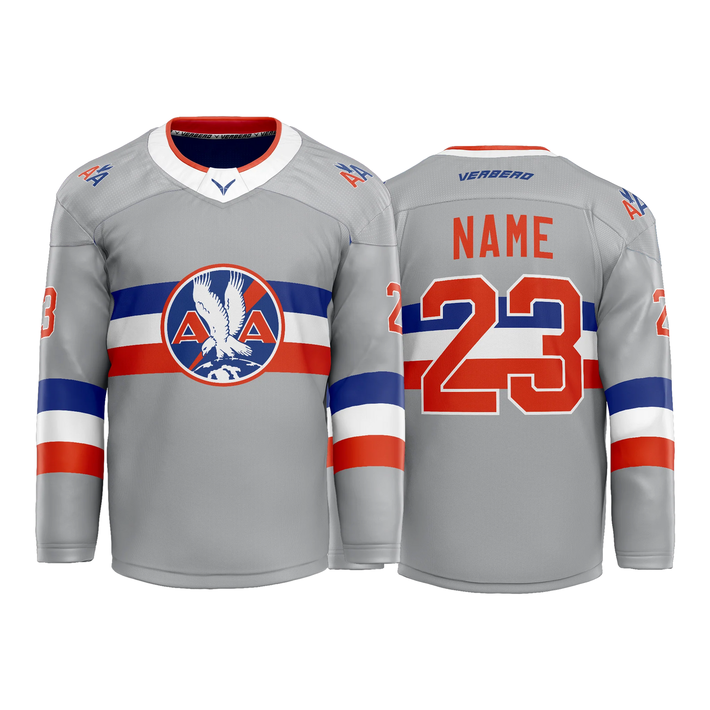American Airlines Custom Grey Sublimated Jersey