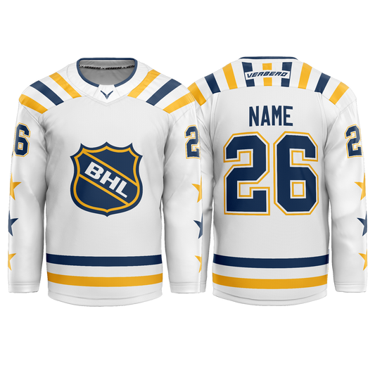 BHL White Custom Sublimated Jersey