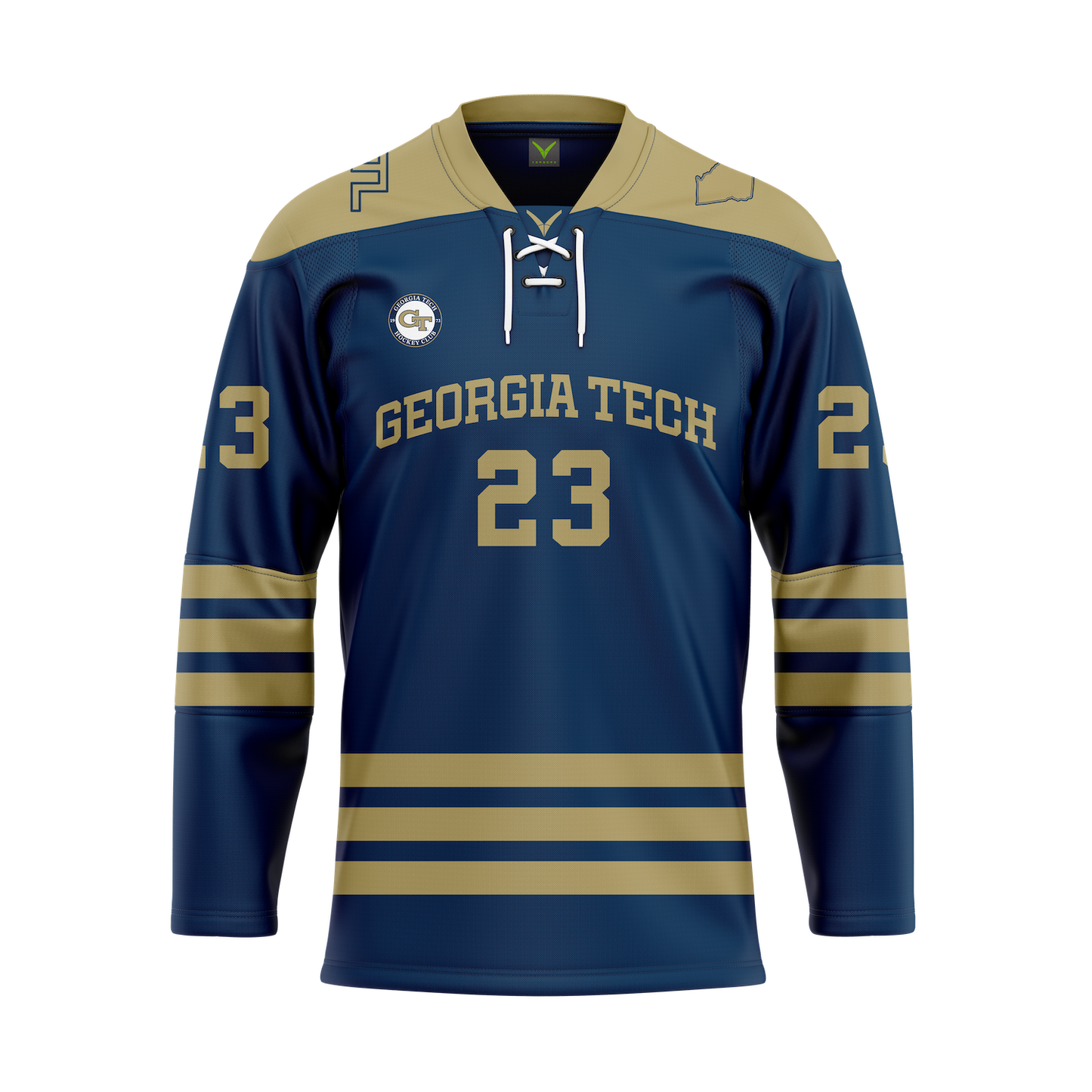 Georgia Tech Custom Sublimated Jersey