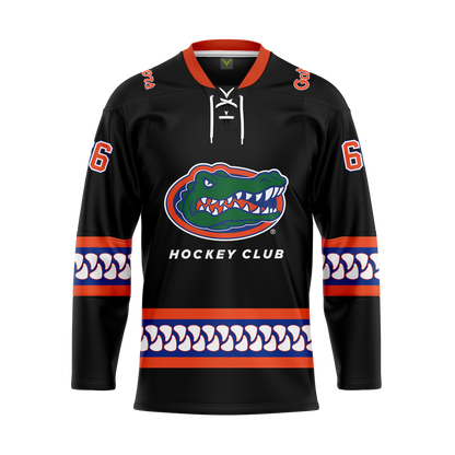 University Of Florida Black Custom Sublimated Jersey