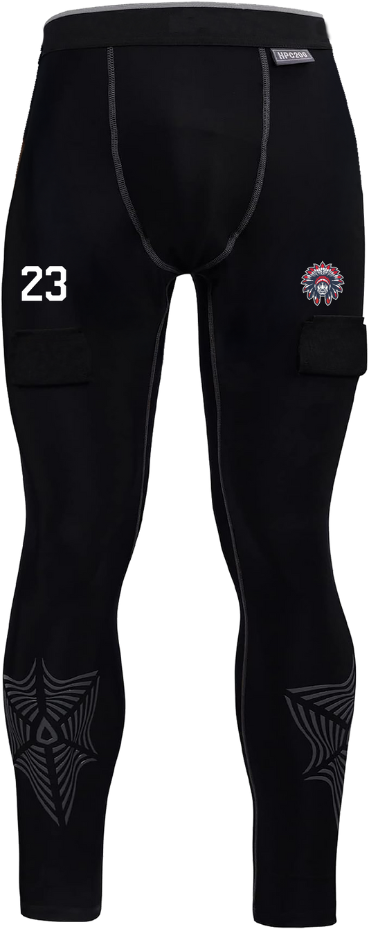 Dakota Warriors Custom V Armor Protective Compression Pant