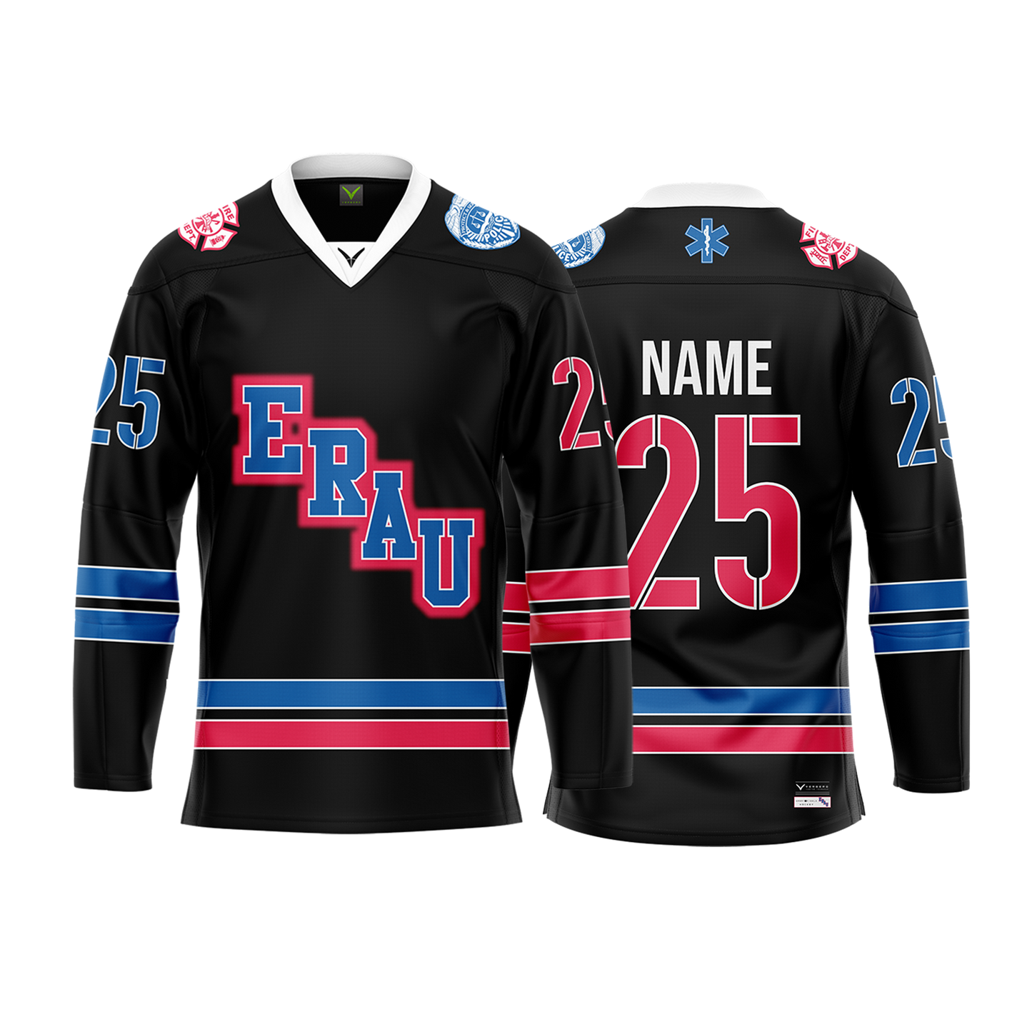 Embry Riddle First Responder Custom Sublimated Jersey