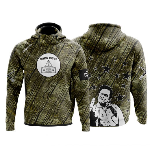 Barn Boys Green Camo Performance Hoodie