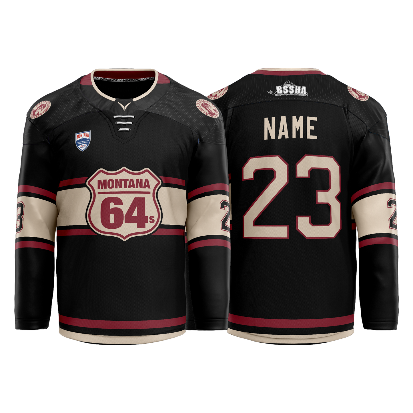 Montana 64s Hybrid Black Custom Jersey