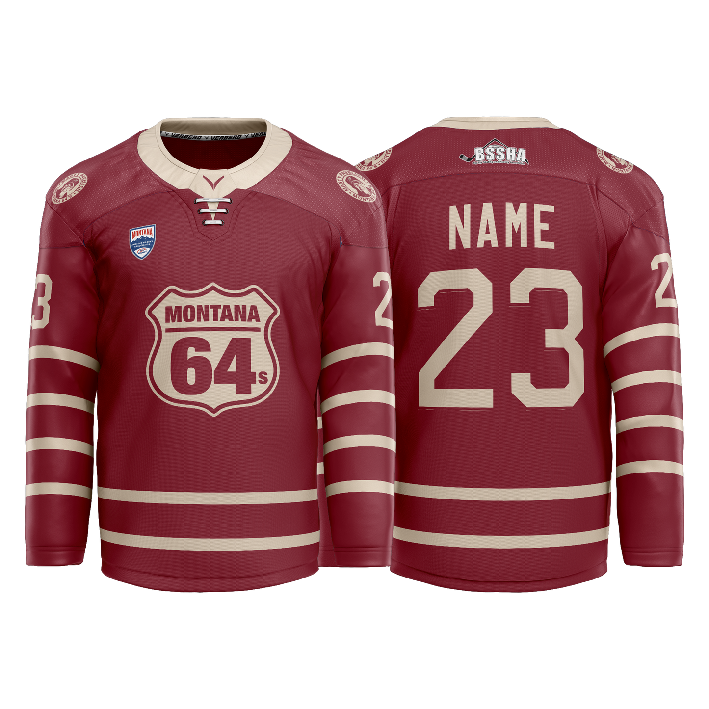 Montana 64s Hybrid Red Custom Jersey
