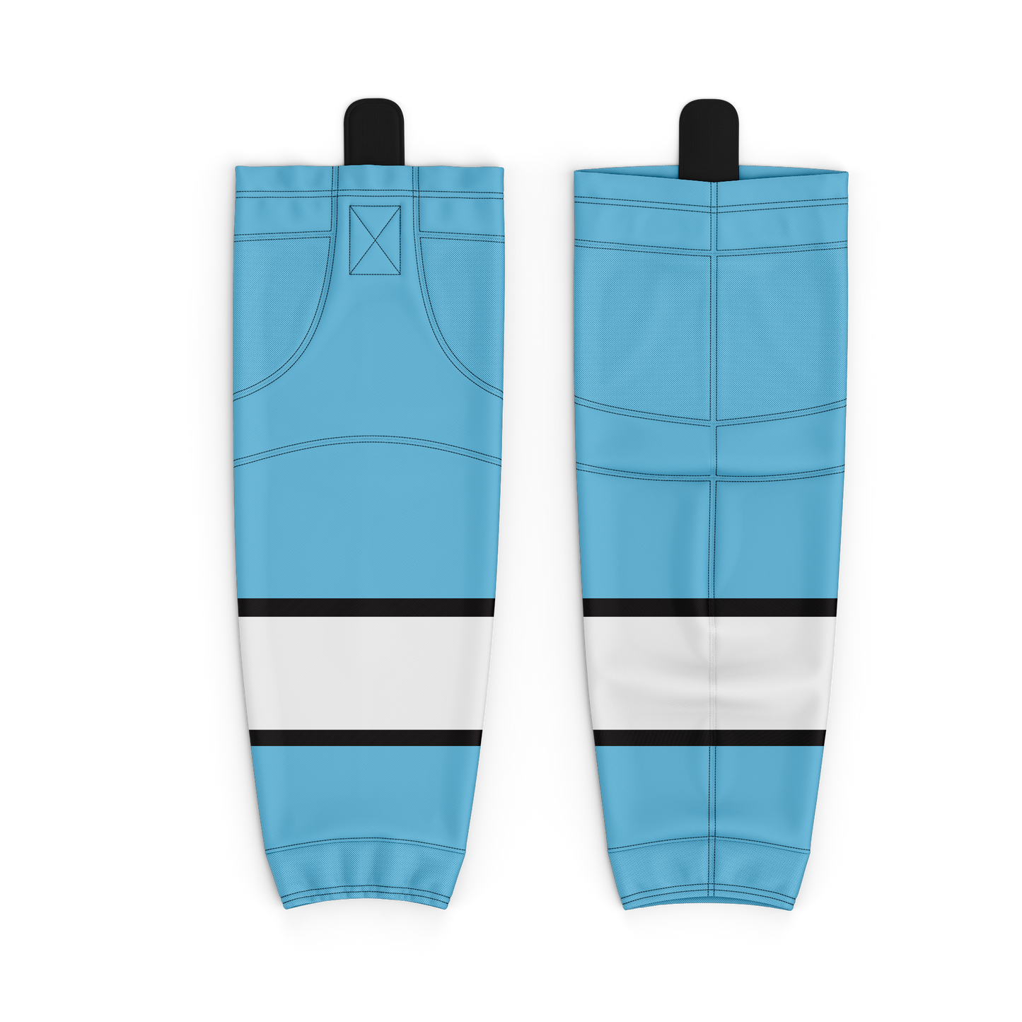 Jet Blue Hockey Blue Sock