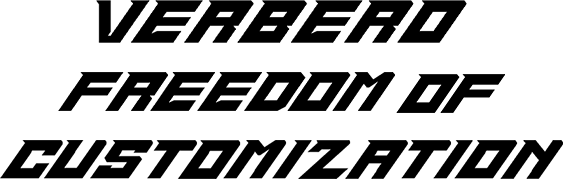 Verbero freedom of customization