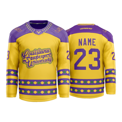 LSU Mardi Gras Custom Sublimated Jersey