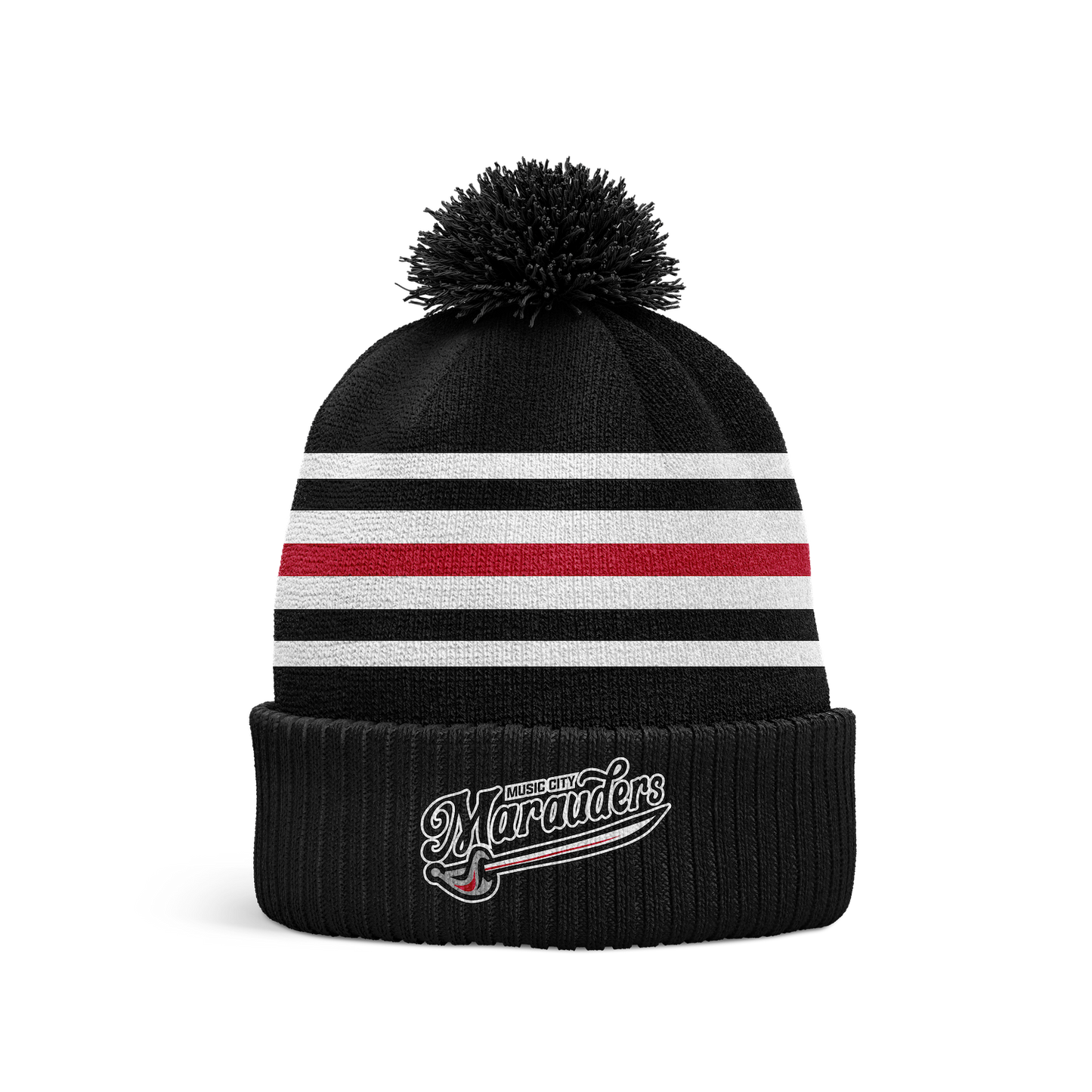 Music city Marauders Coaches Pom Beanie / Toque