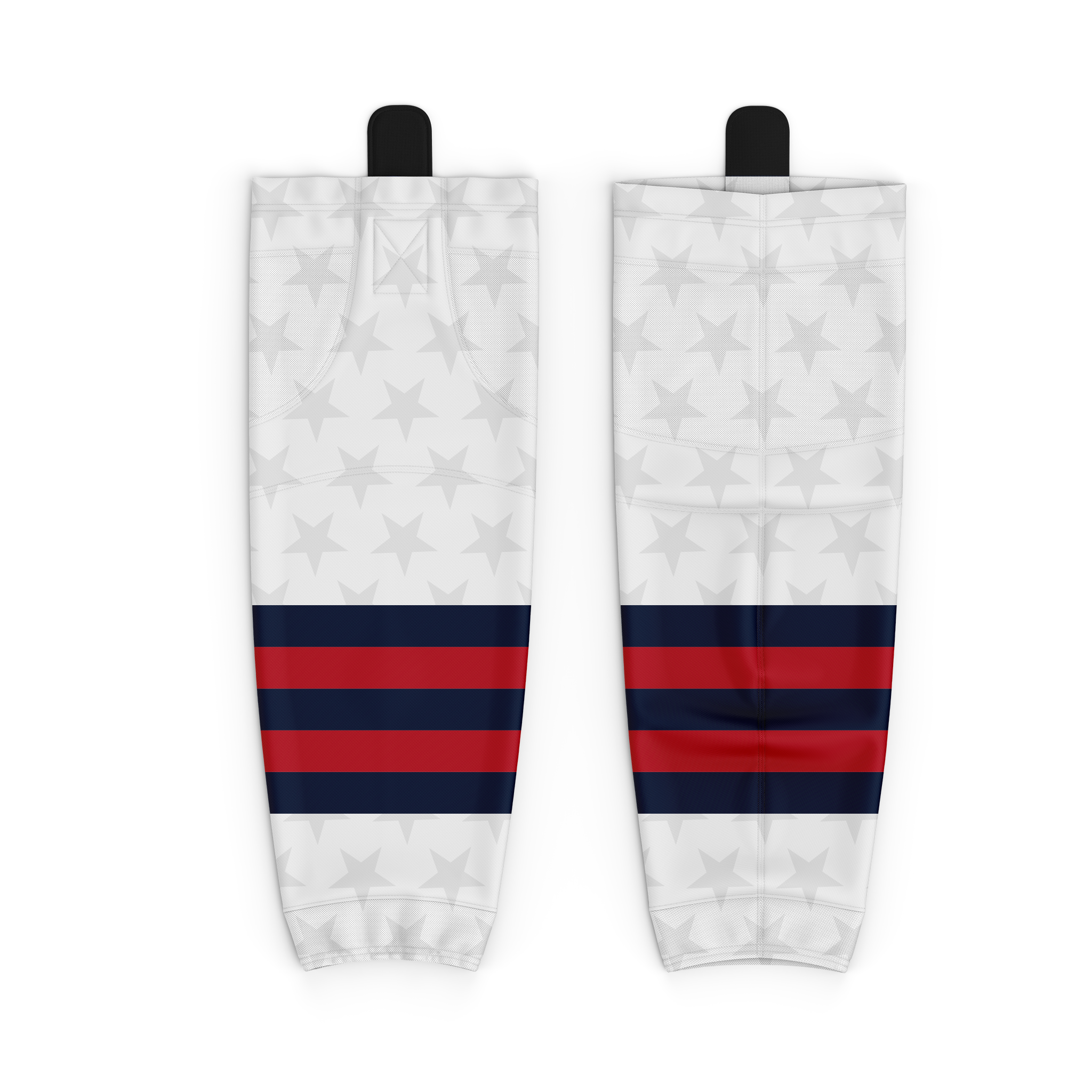 Mid Hudson Polar Bears Custom GameWear White Socks