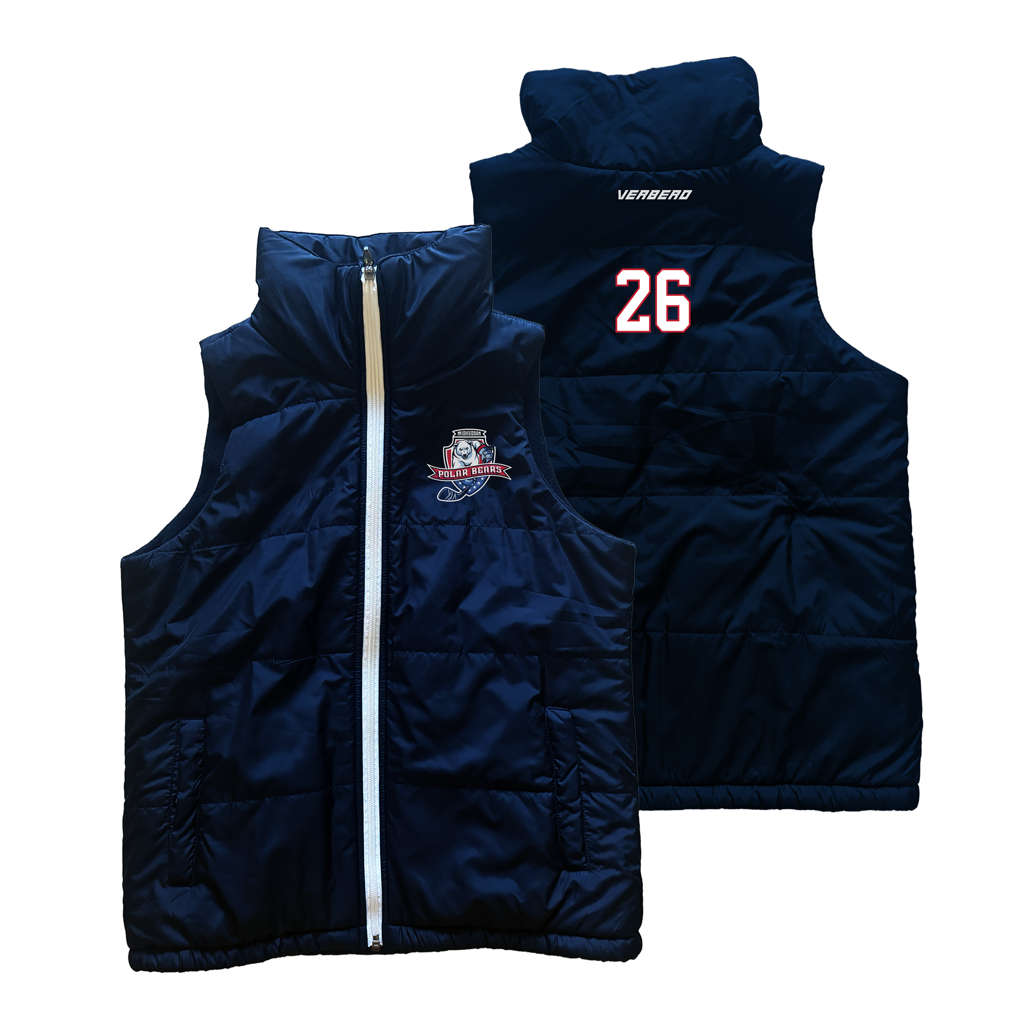 Mid-Hudson Polar Bears Mom Puffer Vest