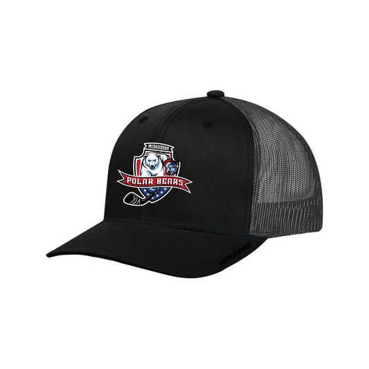 Mid-Hudson Polar Bears Stock Black Hat