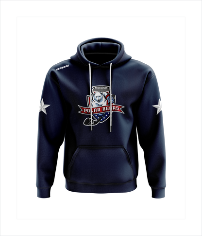 Mid-Hudson Polar Black Fleece Hoodie