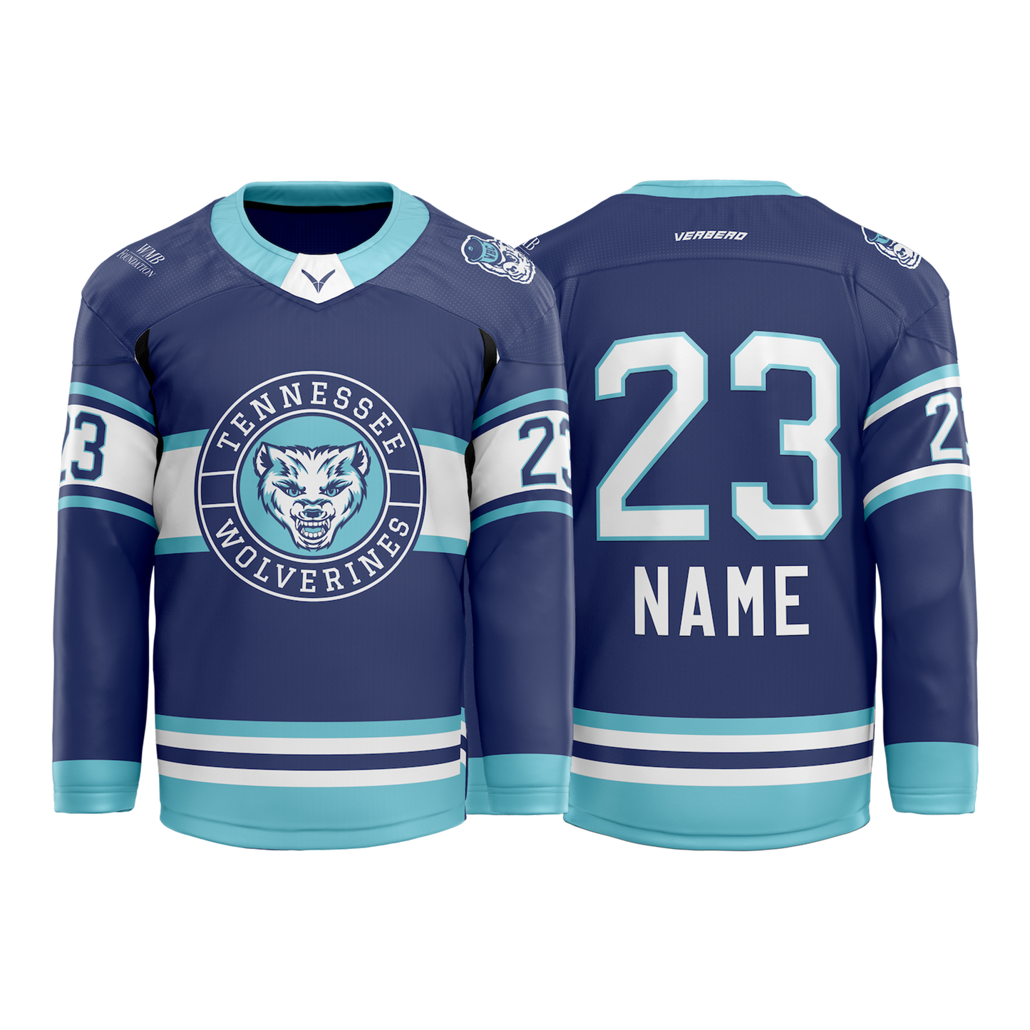 Tennessee Wolverines Custom Sublimated Jersey