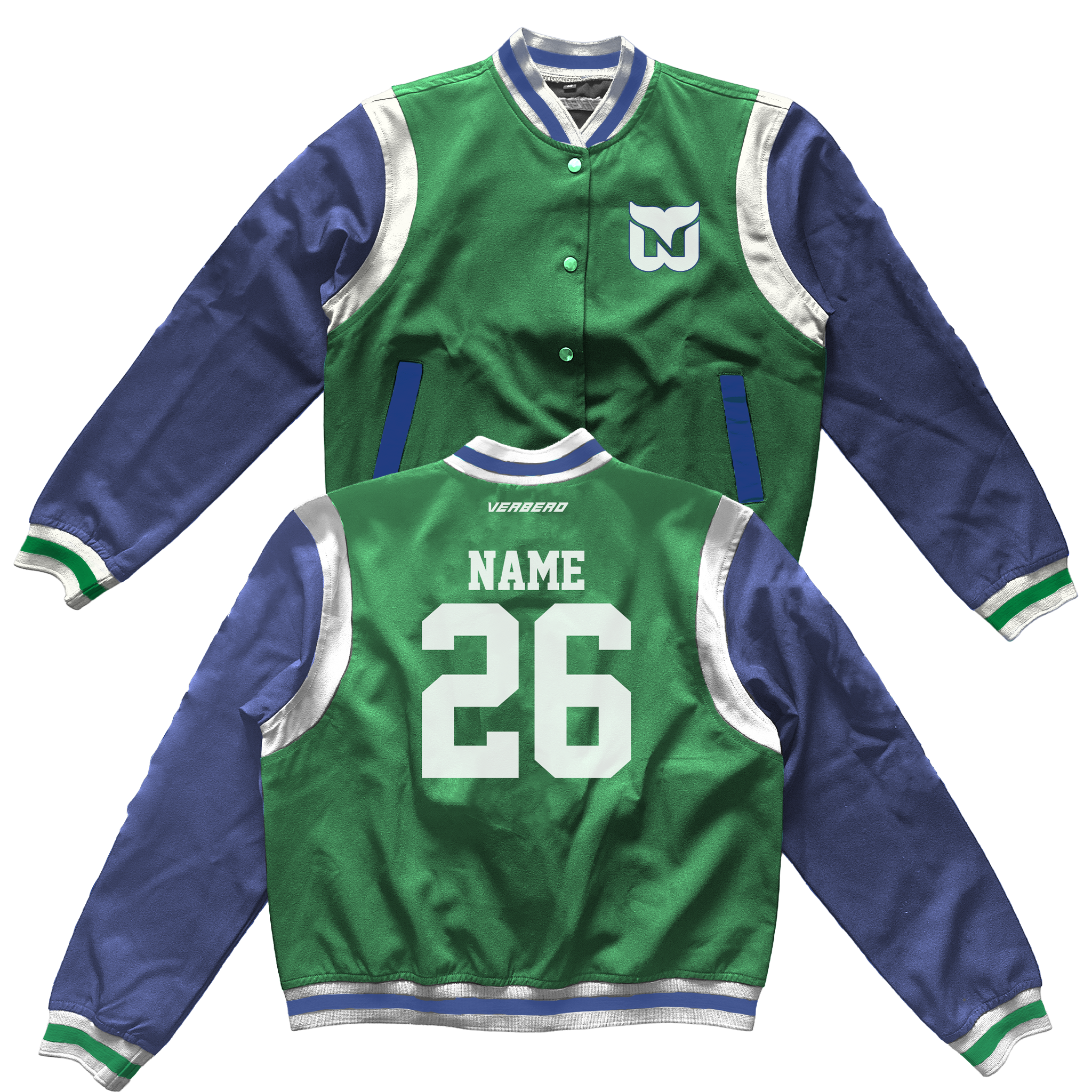 Newport Whalers Mom Varsity Jacket