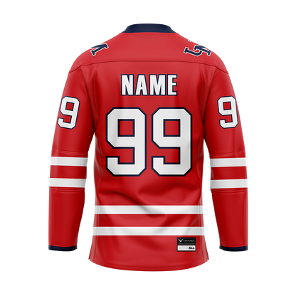 Ole Miss Red Custom Hybrid Jersey