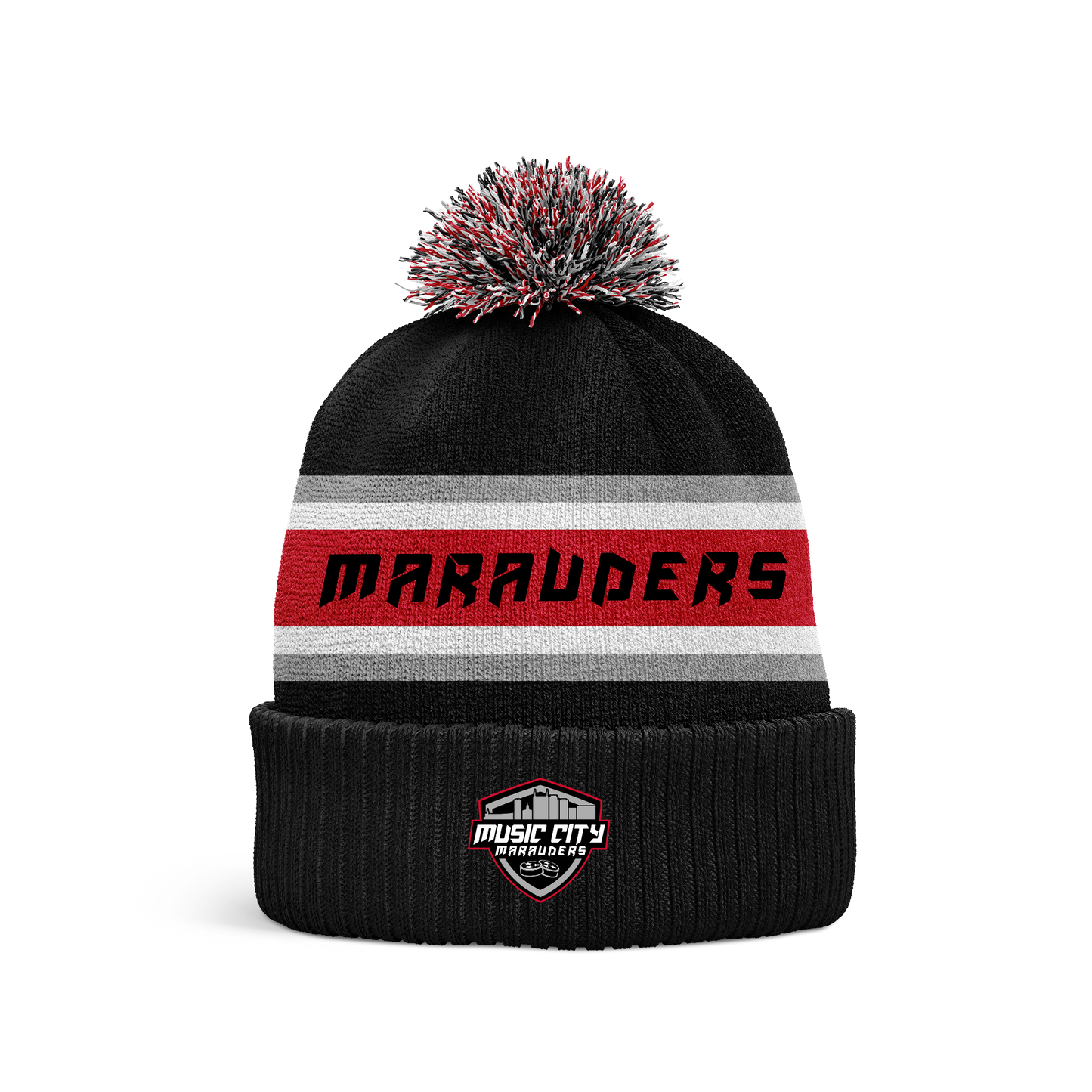 2013 Music City Marauders Pom Beanie