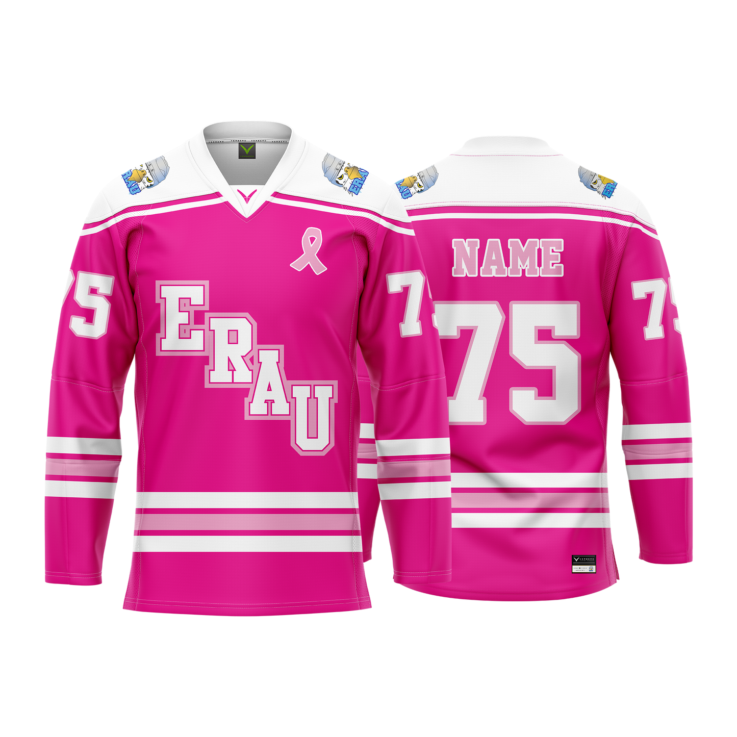 Embry Riddle Pink Custom Sublimated Jersey