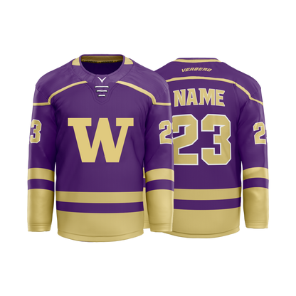 University Of Washington Women's Custom Hybrid Jersey