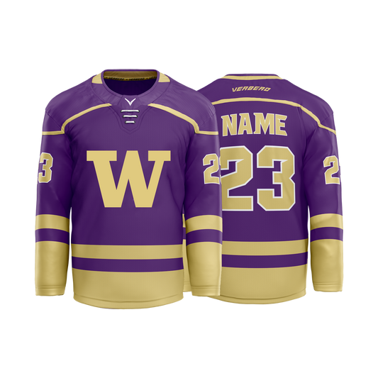 University Of Washington Women's Custom Hybrid Jersey